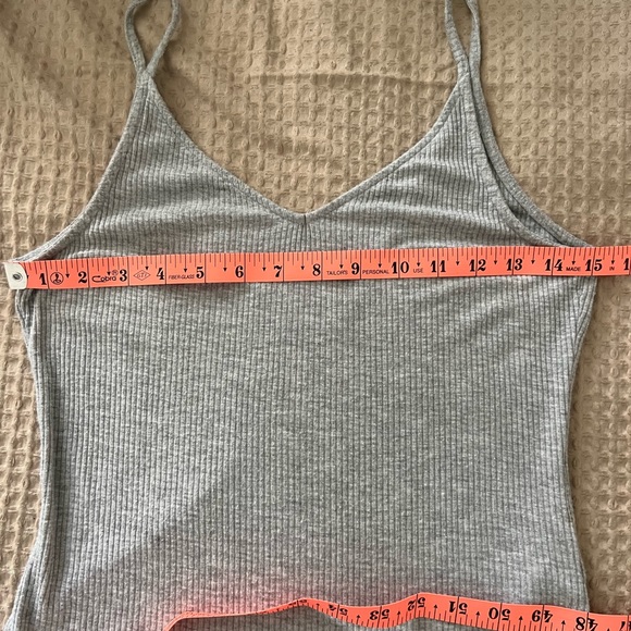 FOREVER 21 | Grey Ribbed Tank Top Bodysuit - Picture 5 of 7